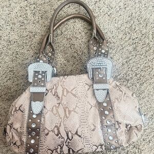 Bebe lizard crystals bag beautiful
